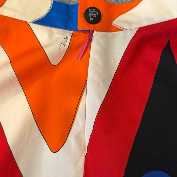 Pucci Printed Geometric Swirl Skirt - Picture 7 of 14